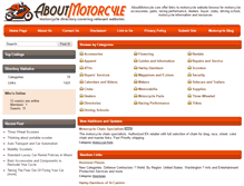 Tablet Screenshot of aboutmotorcyle.com